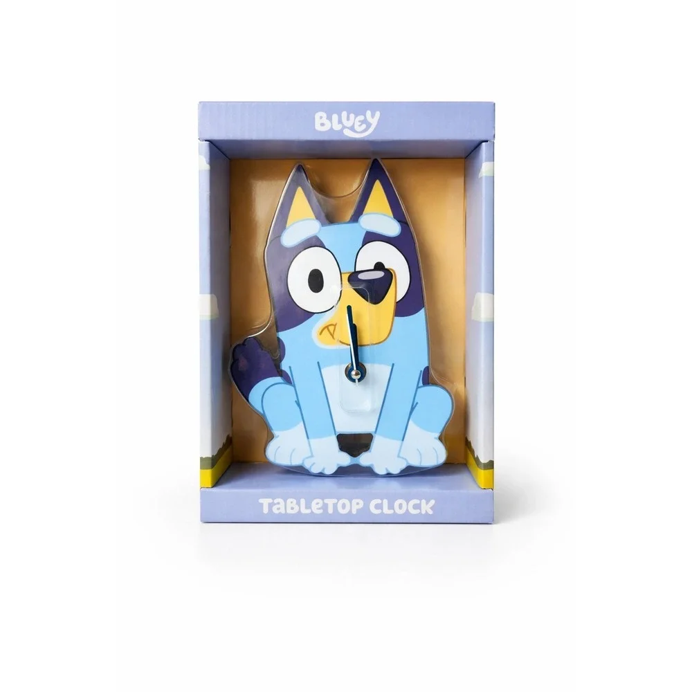 Bluey Kids Tabletop Clock Analog Display New in Box Bedroom Decor‎